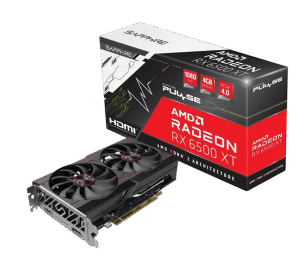 SAPPHIRE PULSE Radeon RX 6500 XT 4GB GDDR6 PCI Express 4.0 ATX Video Card