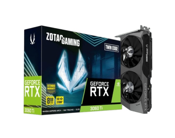 ZOTAC GAMING GeForce RTX 3060Ti Twin Edge OC IceStorm 2.0 Advanced Cooling 8GB GDDR6 256-bit Gaming Graphics Card