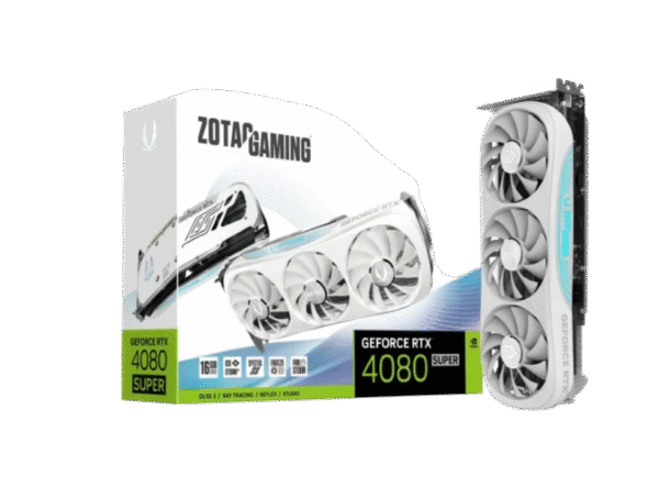 ZOTAC GAMING GeForce RTX 4080 SUPER Trinity OC White Edition DLSS 3 16GB GDDR6X 256-bit 23 Gbps PCIE 4.0 Gaming Graphics Card, IceStorm 2.0 Advanced Cooling, SPECTRA RGB Lighting