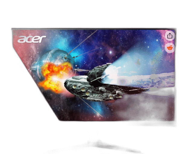 Acer Nitro VG272U W2 27inch 2560x1440 IPS 240Hz Refresh rate 0.5ms response time AMD FreeSync Premium HDR400 Gaming Monitor, HDMIx2, DisplayPort, Speaker Bullet: - Image 6