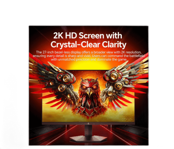 ABS 27" 180Hz Fast IPS QHD (2560x1440) Gaming Monitor 1ms VESA DisplayHDR 400, DCI-P3 95% GQ271NE - Image 3