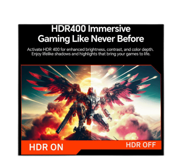 ABS 27" 180Hz Fast IPS QHD (2560x1440) Gaming Monitor 1ms VESA DisplayHDR 400, DCI-P3 95% GQ271NE - Image 8