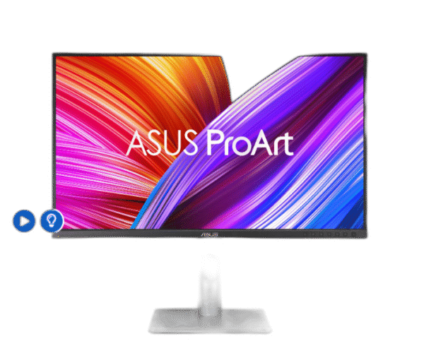 ASUS ProArt Display 27" 4K HDR Professional Monitor (PA279CRV) - IPS, UHD (3840 x 2160), 99% DCI-P3/Adobe RGB, Delta E < 2, Calman Verified, USB-C PD 96W, DisplayPort, Daisy-Chain, Height Adjustable
