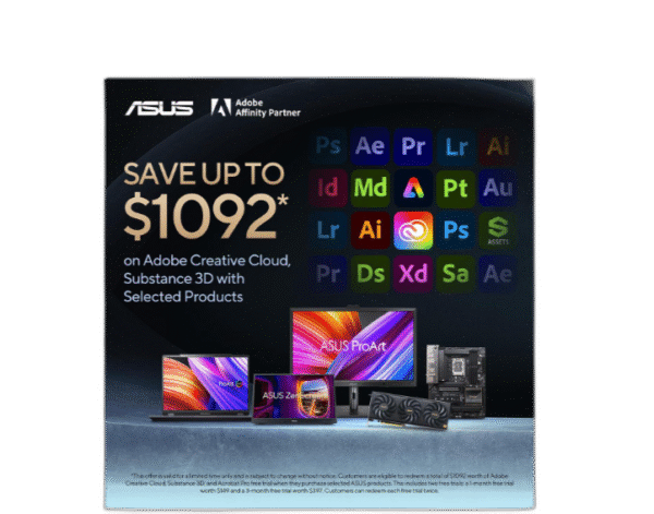 ASUS ProArt Display 27" 4K HDR Professional Monitor (PA279CRV) - IPS, UHD (3840 x 2160), 99% DCI-P3/Adobe RGB, Delta E < 2, Calman Verified, USB-C PD 96W, DisplayPort, Daisy-Chain, Height Adjustable - Image 4