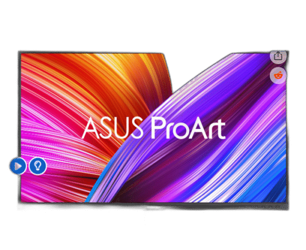 ASUS ProArt Display 27" 4K HDR Professional Monitor (PA279CRV) - IPS, UHD (3840 x 2160), 99% DCI-P3/Adobe RGB, Delta E < 2, Calman Verified, USB-C PD 96W, DisplayPort, Daisy-Chain, Height Adjustable - Image 2