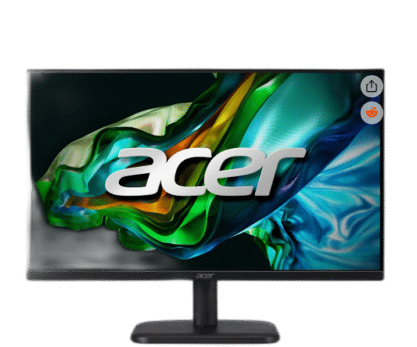 Acer EK271U Ebiip 27” 2560 x 1440 IPS with AMD FreeSync Technology, 100Hz Refresh Rate, 1ms (VRB), Ergonomic Tilt: -5 to 20 degrees, Low Blue Light (2 x HDMI 2.0 Ports & 1 x Display Port 1.2)