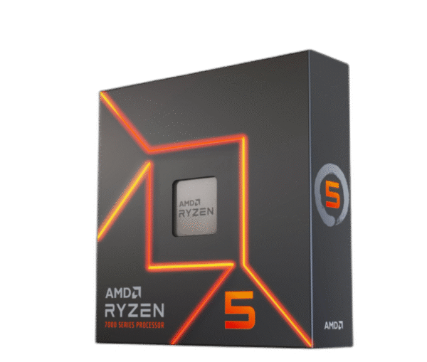 AMD Ryzen 5 7600X - Zen 4 6-Core 4.7 GHz - Socket AM5 - 105W Desktop Processor (100-100000593WOF)
