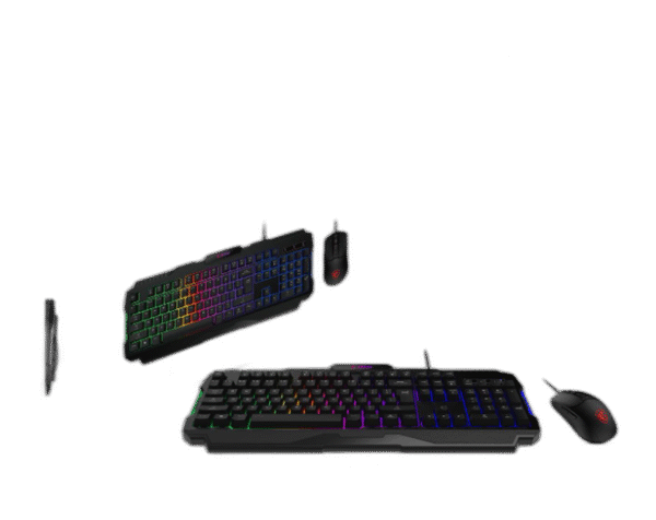 MSI Forge GK100 Combo – Gaming RGB Keyboard & Mouse Set, 19-Key Anti-Ghosting, 6400 DPI Optical Sensor, 6-Mode RGB, up to 6,400 DPI, Black - Image 6