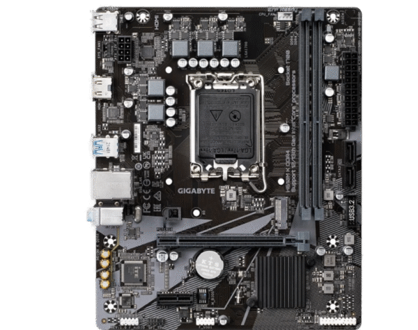 Gigabyte H610M K DDR4 Motherboard PCIe 4.0* Design, Gen3 x4 M.2, GbE LAN, Anti-Sulfur Resistor, Smart Fan 6 - Image 4