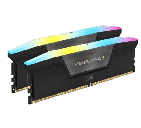 Corsair VENGEANCE® RGB 32GB (2x16GB) DDR5 DRAM 5600MT/s CL36 AMD EXPO & Intel XMP Memory Kit