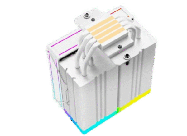 ID-Cooling FROZN A410 ARGB CPU Air Cooler White - Image 4