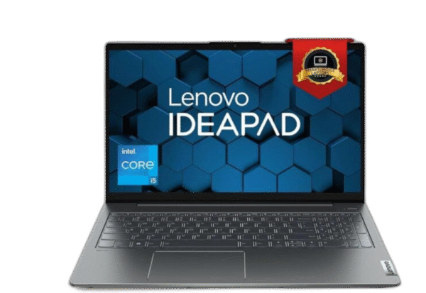 Lenovo IdeaPad 5 15IAL7 Laptop – Intel Core i5-1235U, 16GB Soldered DDR4-3200, 512GB SSD, 15.6″ FHD (1920×1080) IPS, NVIDIA GeForce MX550 2GB GDDR6, Backlit, English (UK) Storm Grey, No OS