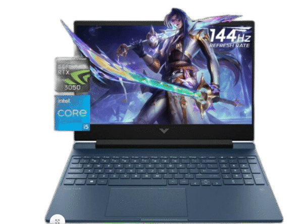 HP Victus 15 FA0033DX Gaming Laptop 12th Gen Core i5 12450H Processor 8GB 512GB SSD 4-GB NVIDIA GeForce RTX3050 GDDR6 Graphics 15.6″ Full HD IPS 144Hz Gaming Laptop