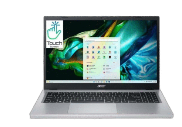 Acer Aspire 3 15 A315-24PT-R288 Laptop AMD Ryzen 5-7520U, 16GB LPDDR5, 1TB SSD, AMD Radeon Graphics, 15.6″ FHD IPS Touch Screen