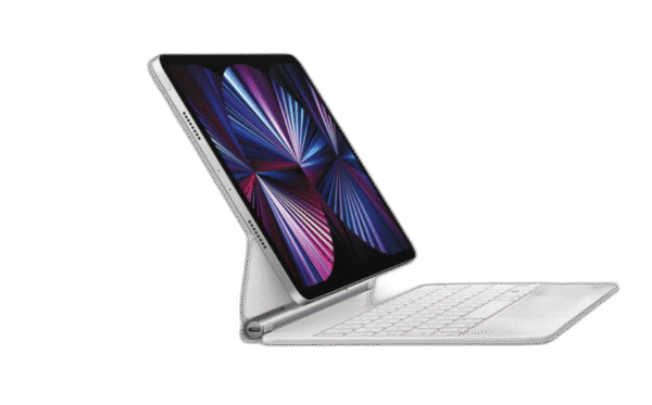 Apple MJQJ3 Magic Keyboard for 11″ iPad Pro (White, English)
