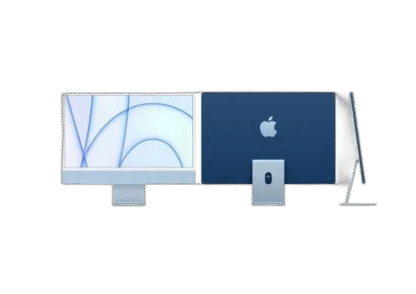 Apple IMac MGPL3 M1 8GB 512GB 24inches 4.5k Retina M1 Chip 8-Core CPU & 8-Core GPU 8GB Ram 256GB Storage Blue - Image 4