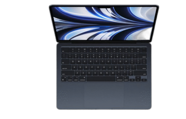 Apple MacBook Air MLY43 M2 Chip 10-core CPU 8GB 512GB SSD 13.6″ IPS Retina LED Display Backlit Magic Keyboard Touch-ID And Force Touch TrackPad Midnight - Image 10