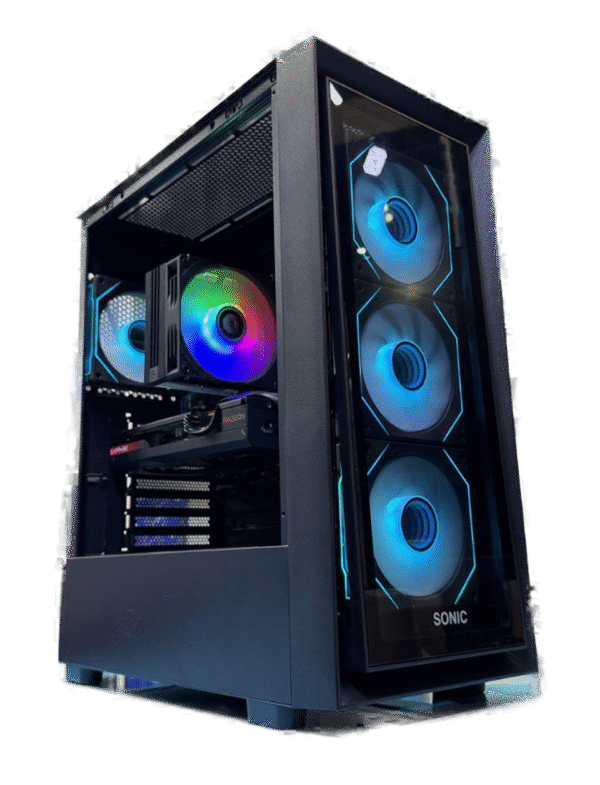 SONIC C05 PC Case with 4x Infinity Mirror Fans